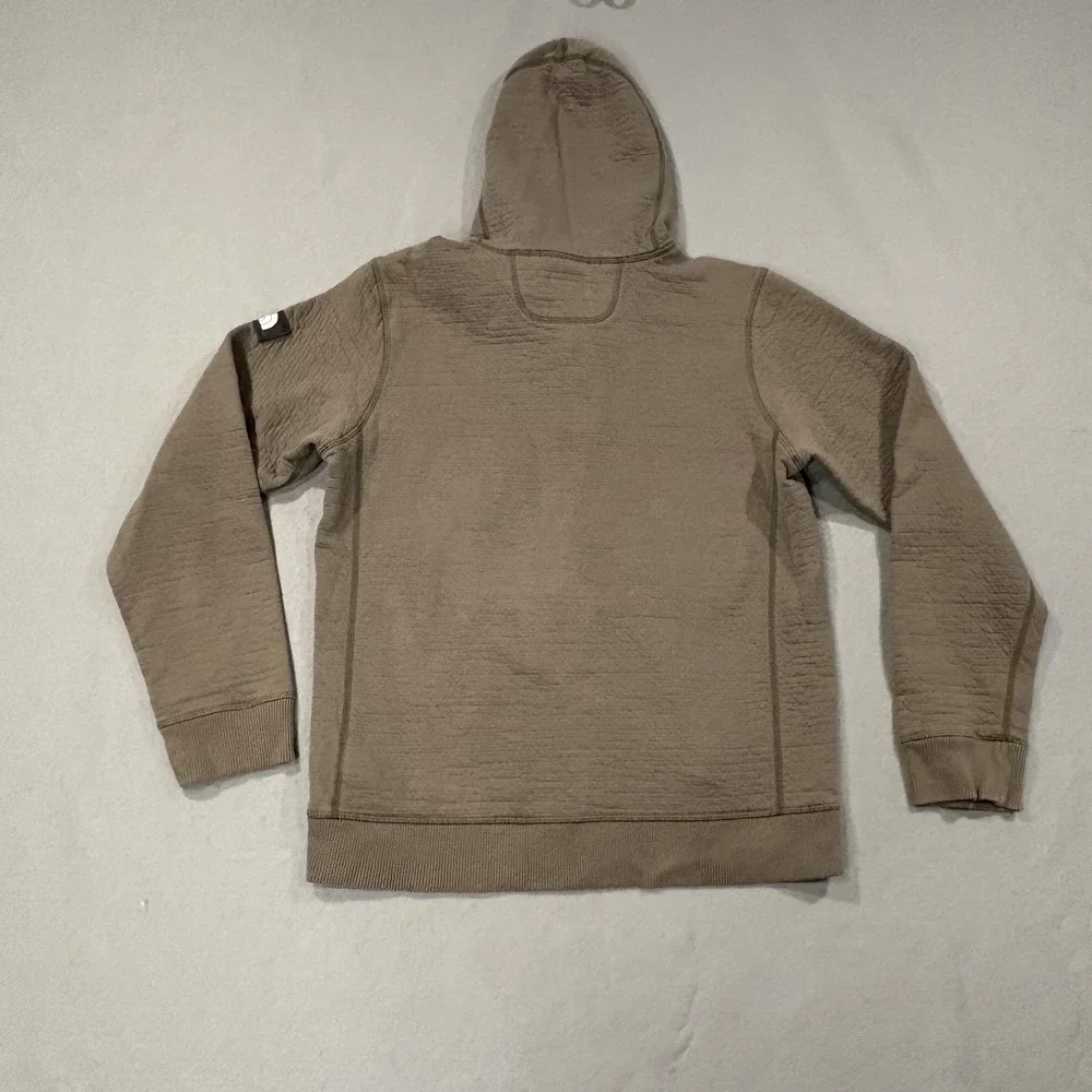 Vintage The North Face Hoodie Mens Medium Green Pullover Knit Hooded Camo